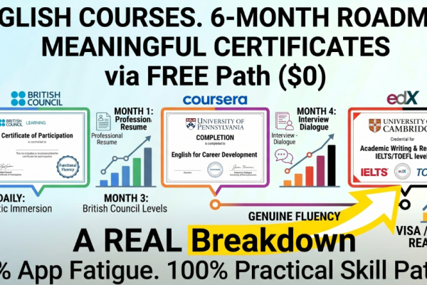 The Best Free English Courses Online With Certificates That Actually Mean Something