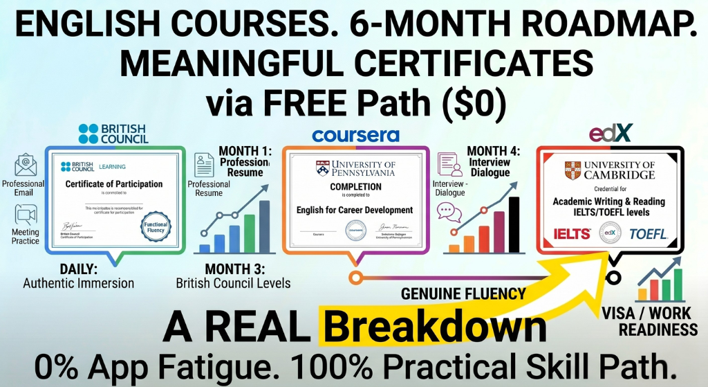 The Best Free English Courses Online With Certificates That Actually Mean Something