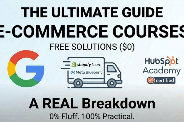 Free E-Commerce Courses That Don't Waste Your Time